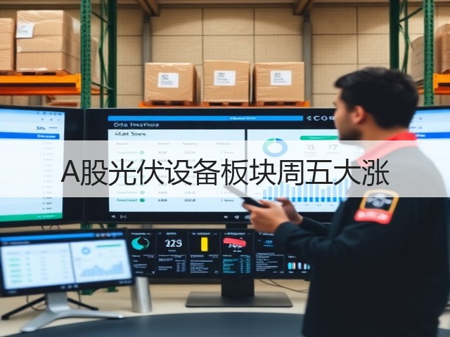 A股光伏设备板块周五大涨(图1) A股光伏设备板块周五大涨(图1)