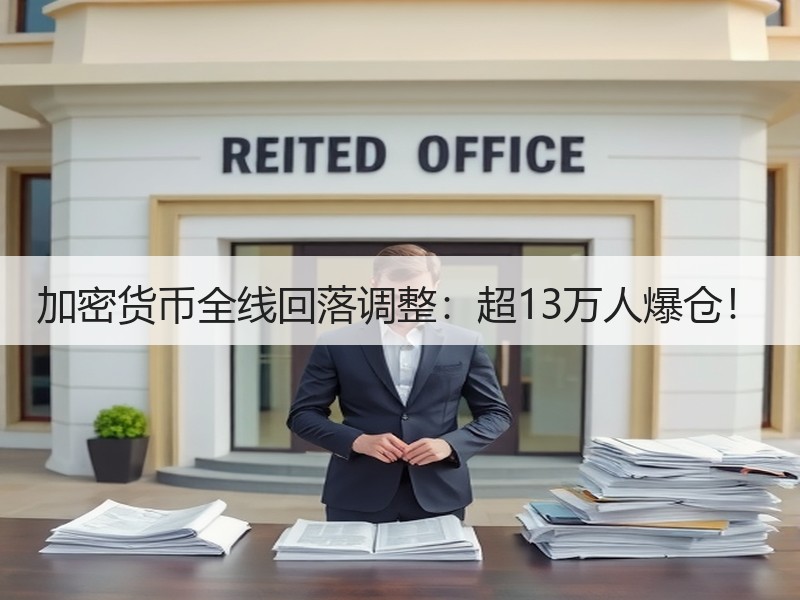 加密货币全线回落调整：超13万人爆仓！