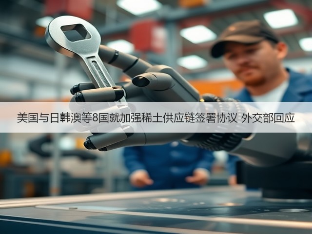 美国与日韩澳等8国就加强稀土供应链签署协议 外交部回应(图3) 美国与日韩澳等8国就加强稀土供应链签署协议 外交部回应(图3)
