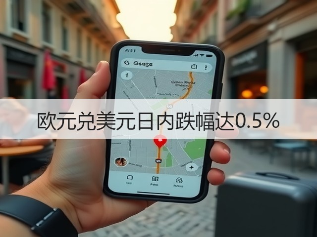 欧元兑美元日内跌幅达0.5%(图2)
