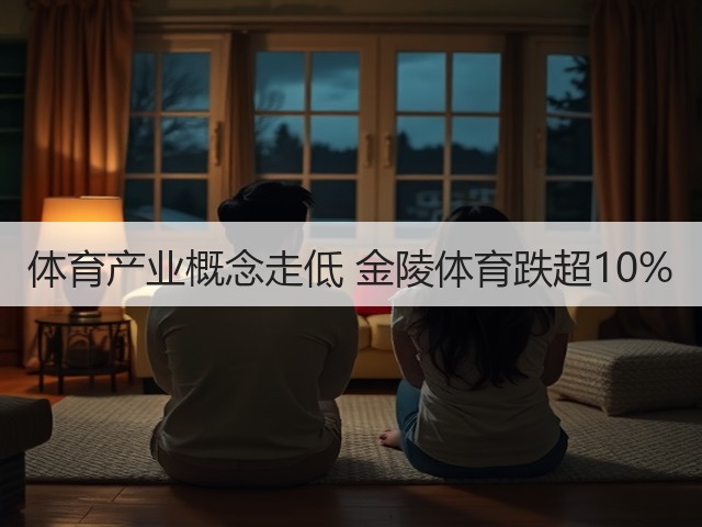体育产业概念走低 金陵体育跌超10%(图3)