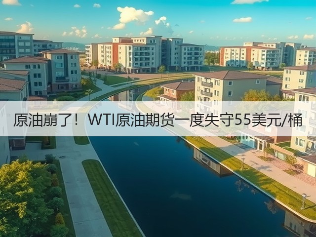 原油崩了!WTI原油期货一度失守55美元/桶(图3) 原油崩了!WTI原油期货一度失守55美元/桶(图3)