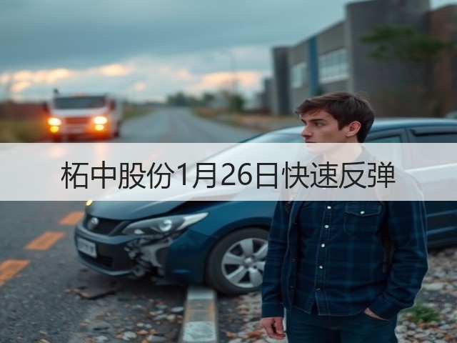 柘中股份1月26日快速反弹(图1) 柘中股份1月26日快速反弹(图1)