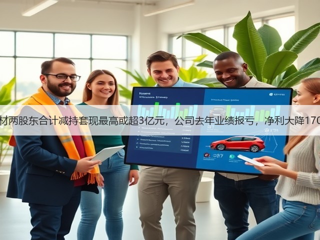 中旗新材两股东合计减持套现最高或超3亿元，公司去年业绩报亏，净利大降170%以上(图3)