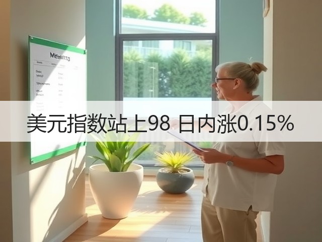 美元指数站上98 日内涨0.15%(图3)
