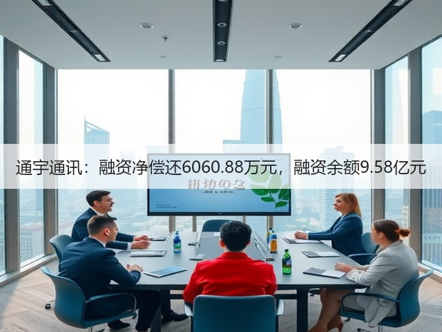 通宇通讯:融资净偿还6060.88万元,融资余额9.58亿元(图1) 通宇通讯:融资净偿还6060.88万元,融资余额9.58亿元(图1)