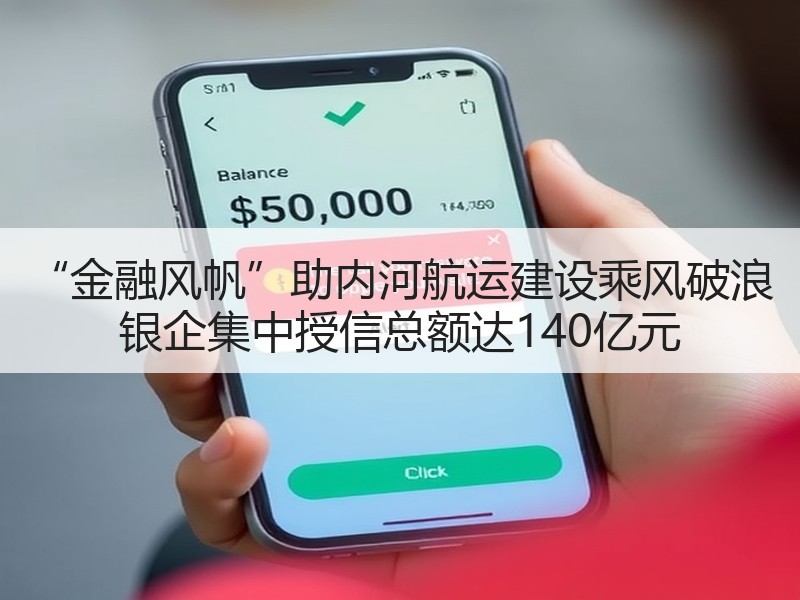 “金融风帆”助内河航运建设乘风破浪 银企集中授信总额达140亿元