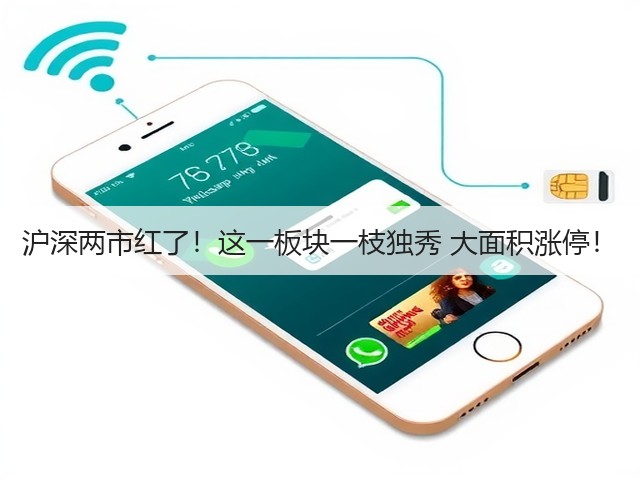 沪深两市红了！这一板块一枝独秀 大面积涨停！(图2)