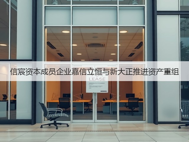信宸资本成员企业嘉信立恒与新大正推进资产重组(图3) 信宸资本成员企业嘉信立恒与新大正推进资产重组(图3)