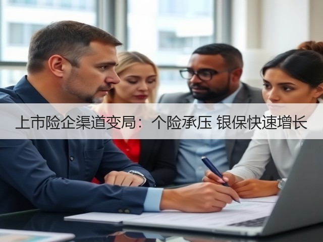 上市险企渠道变局:个险承压 银保快速增长(图3) 上市险企渠道变局:个险承压 银保快速增长(图3)