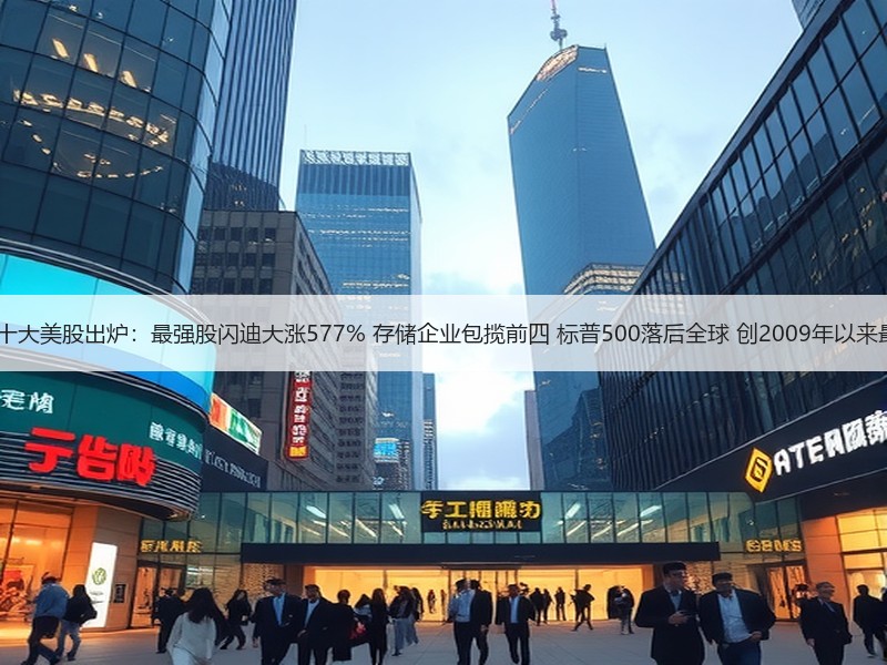 2025年十大美股出炉：最强股闪迪大涨577% 存储企业包揽前四 标普500落后全球 创2009年以来最大差距