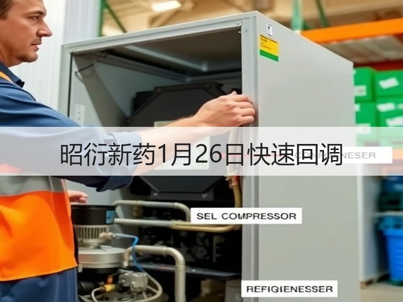 昭衍新药1月26日快速回调