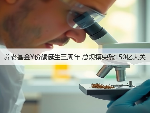 养老基金Y份额诞生三周年 总规模突破150亿大关(图1) 养老基金Y份额诞生三周年 总规模突破150亿大关(图1)
