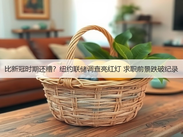 比新冠时期还糟?纽约联储调查亮红灯 求职前景跌破纪录(图3) 比新冠时期还糟?纽约联储调查亮红灯 求职前景跌破纪录(图3)