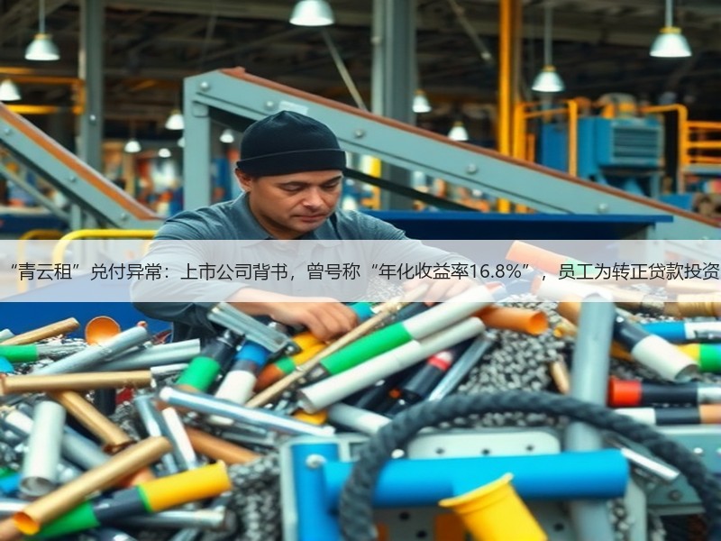 “青云租”兑付异常：上市公司背书，曾号称“年化收益率16.8%”，员工为转正贷款投资