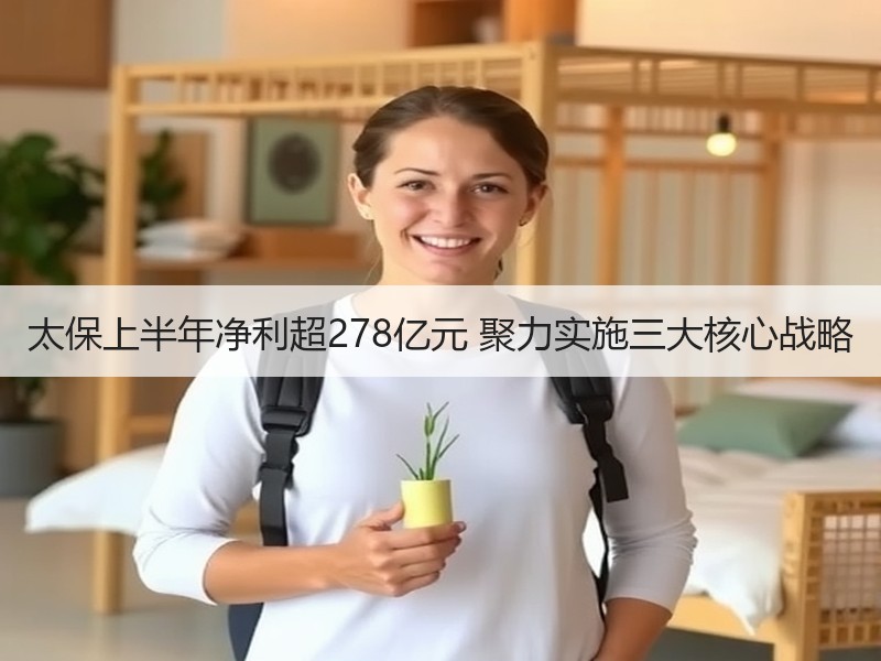 太保上半年净利超278亿元 聚力实施三大核心战略