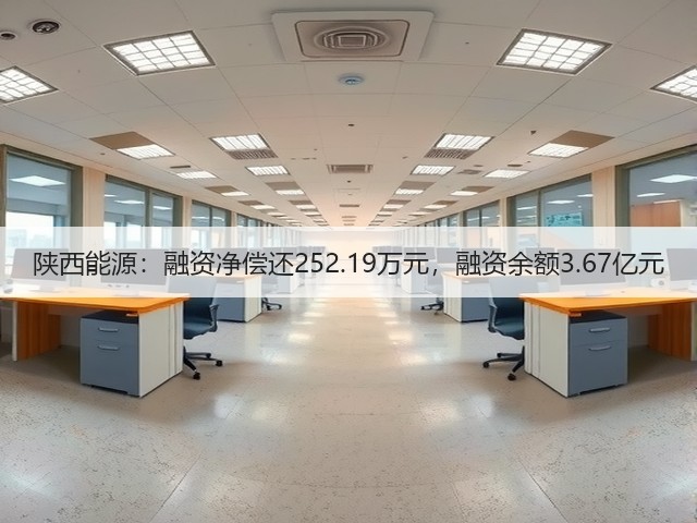 陕西能源:融资净偿还252.19万元,融资余额3.67亿元(图3) 陕西能源:融资净偿还252.19万元,融资余额3.67亿元(图3)