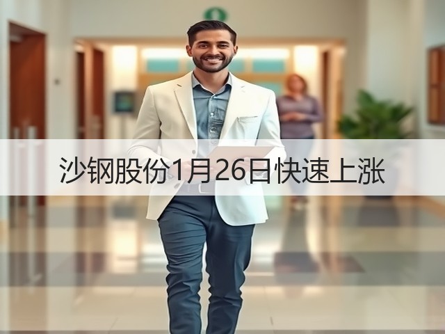 沙钢股份1月26日快速上涨(图1) 沙钢股份1月26日快速上涨(图1)