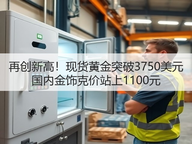 再创新高!现货黄金突破3750美元 国内金饰克价站上1100元(图2) 再创新高!现货黄金突破3750美元 国内金饰克价站上1100元(图2)
