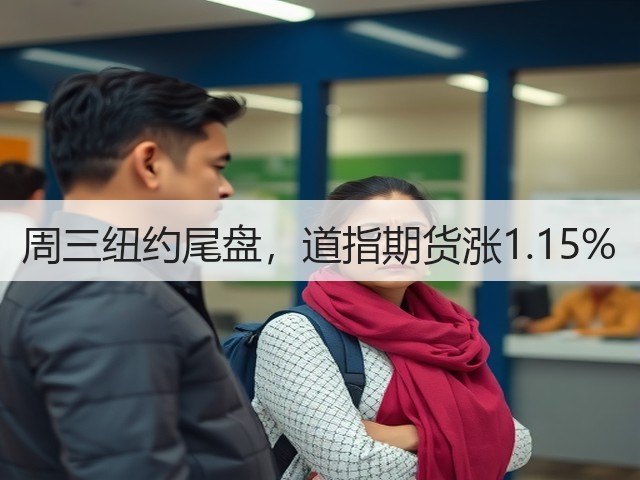 周三纽约尾盘，道指期货涨1.15%(图3)