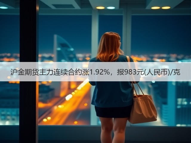 沪金期货主力连续合约涨1.92%，报983元(人民币)/克(图3)