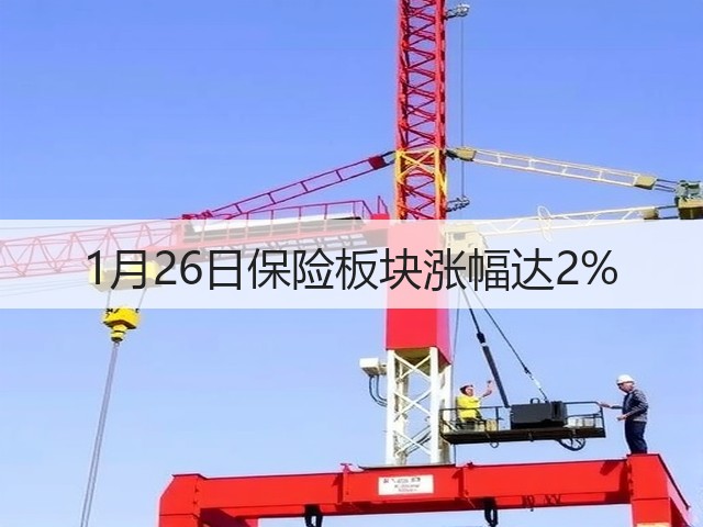 1月26日保险板块涨幅达2%(图3)