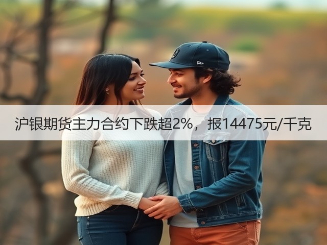 沪银期货主力合约下跌超2%，报14475元/千克(图2)