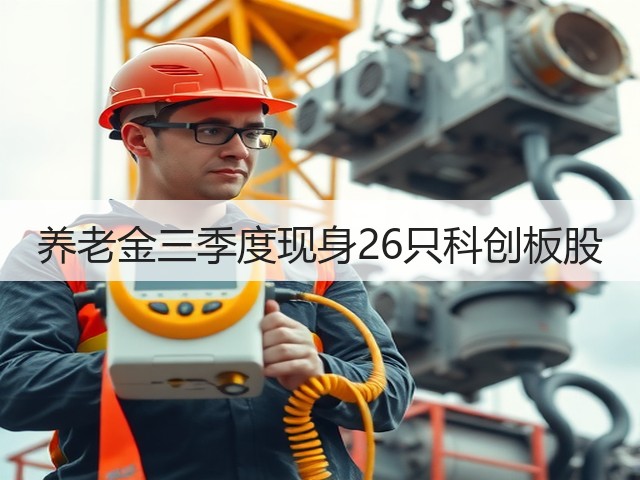 养老金三季度现身26只科创板股(图1) 养老金三季度现身26只科创板股(图1)
