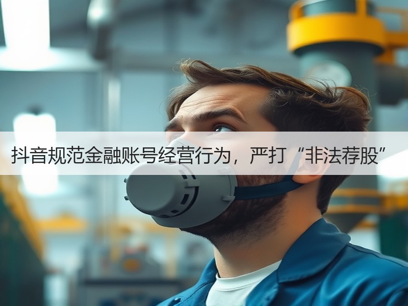 抖音规范金融账号经营行为，严打“非法荐股”