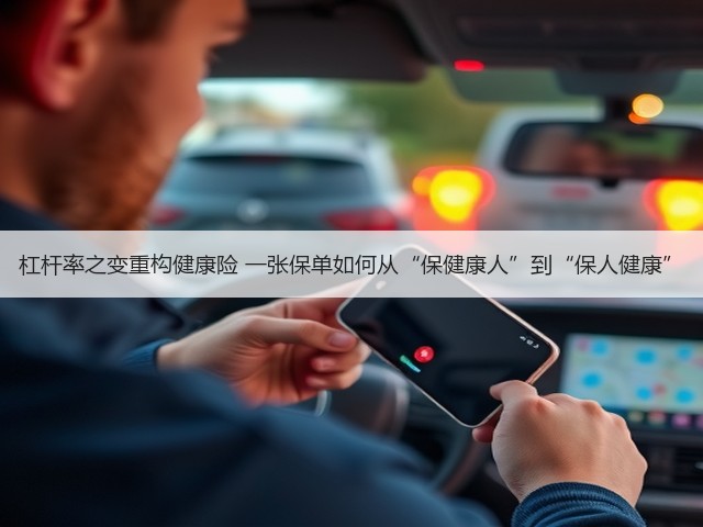 杠杆率之变重构健康险 一张保单如何从“保健康人”到“保人健康”(图3) 杠杆率之变重构健康险 一张保单如何从“保健康人”到“保人健康”(图3)