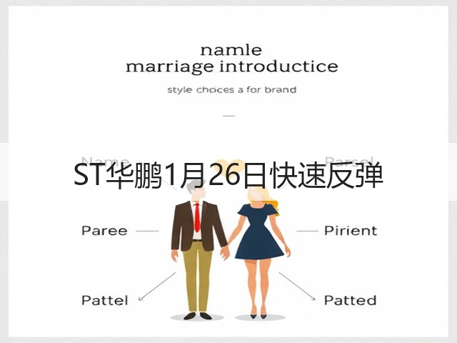 ST华鹏1月26日快速反弹(图2)
