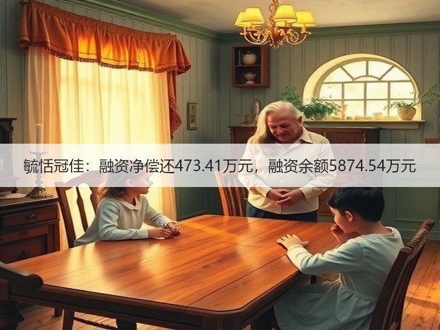 毓恬冠佳：融资净偿还473.41万元，融资余额5874.54万元(图1)