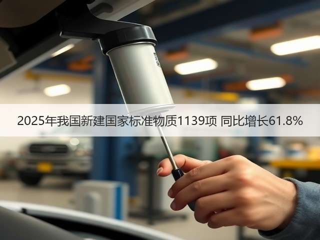2025年我国新建国家标准物质1139项 同比增长61.8%(图1) 2025年我国新建国家标准物质1139项 同比增长61.8%(图1)