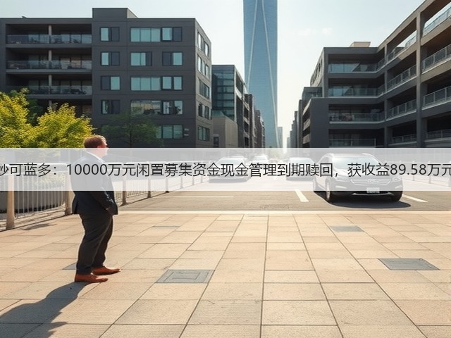 妙可蓝多：10000万元闲置募集资金现金管理到期赎回，获收益89.58万元(图3)