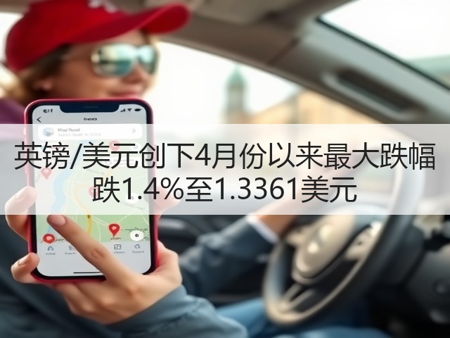 英镑/美元创下4月份以来最大跌幅 跌1.4%至1.3361美元(图2)
