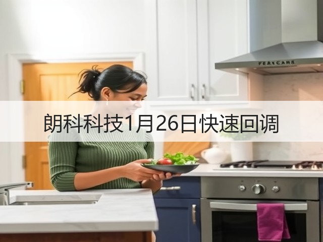 朗科科技1月26日快速回调(图1) 朗科科技1月26日快速回调(图1)