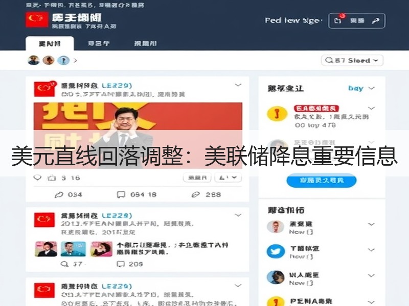 美元直线回落调整：美联储降息重要信息