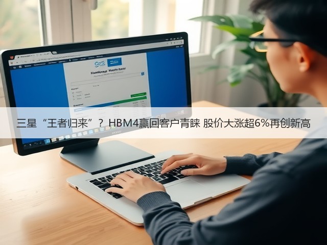 三星“王者归来”?HBM4赢回客户青睐 股价大涨超6%再创新高(图1) 三星“王者归来”?HBM4赢回客户青睐 股价大涨超6%再创新高(图1)