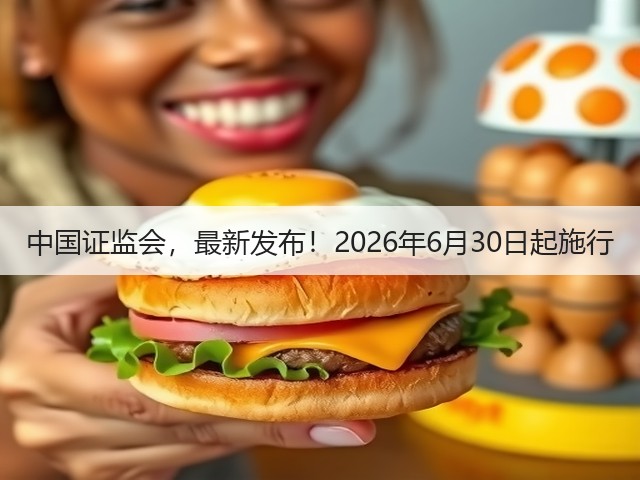 中国证监会,最新发布!2026年6月30日起施行(图2) 中国证监会,最新发布!2026年6月30日起施行(图2)