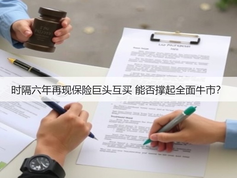 时隔六年再现保险巨头互买 能否撑起全面牛市？