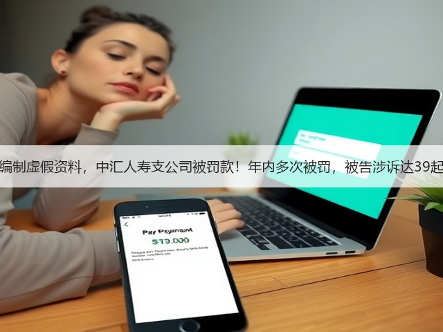 编制虚假资料，中汇人寿支公司被罚款！年内多次被罚，被告涉诉达39起(图1)