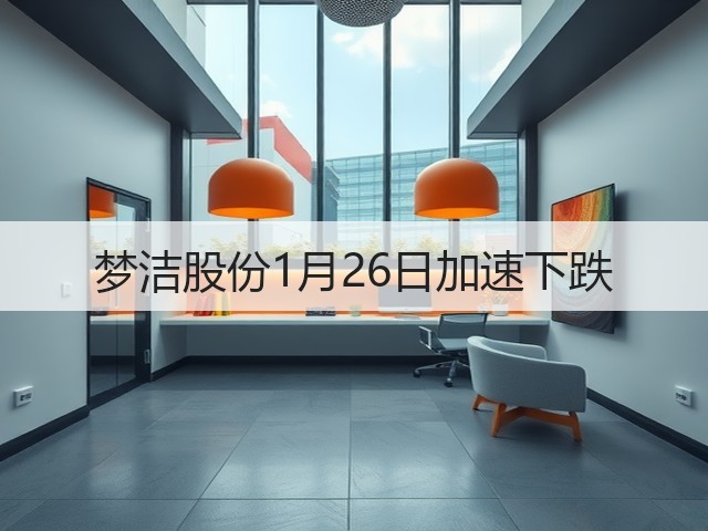 梦洁股份1月26日加速下跌(图2) 梦洁股份1月26日加速下跌(图2)