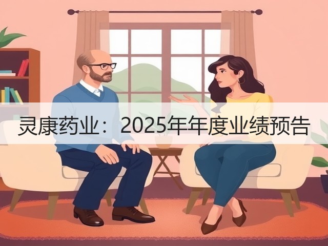 灵康药业:2025年年度业绩预告(图1) 灵康药业:2025年年度业绩预告(图1)