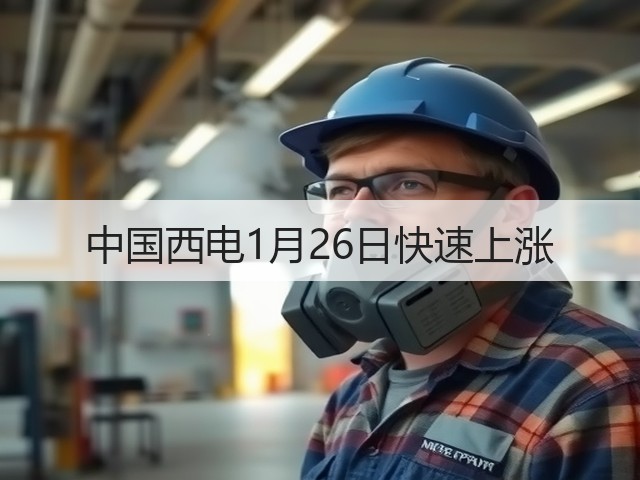 中国西电1月26日快速上涨(图2) 中国西电1月26日快速上涨(图2)