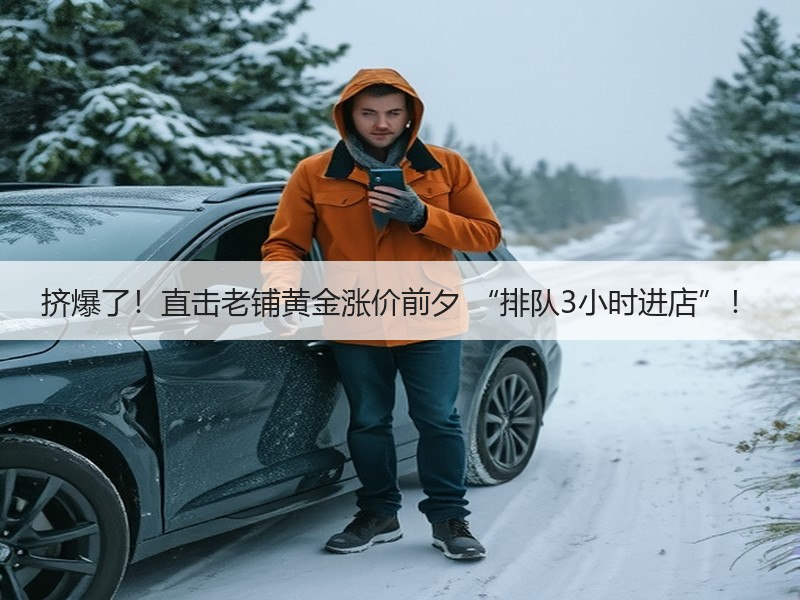 挤爆了！直击老铺黄金涨价前夕 “排队3小时进店”！