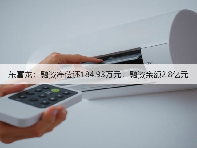 东富龙:融资净偿还184.93万元,融资余额2.8亿元(图2) 东富龙:融资净偿还184.93万元,融资余额2.8亿元(图2)
