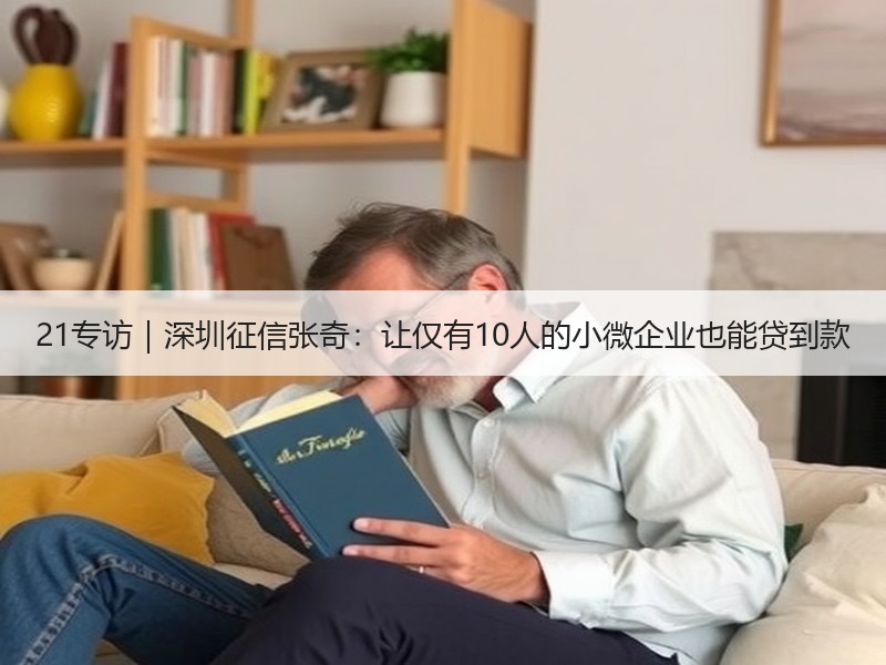 21专访｜深圳征信张奇：让仅有10人的小微企业也能贷到款