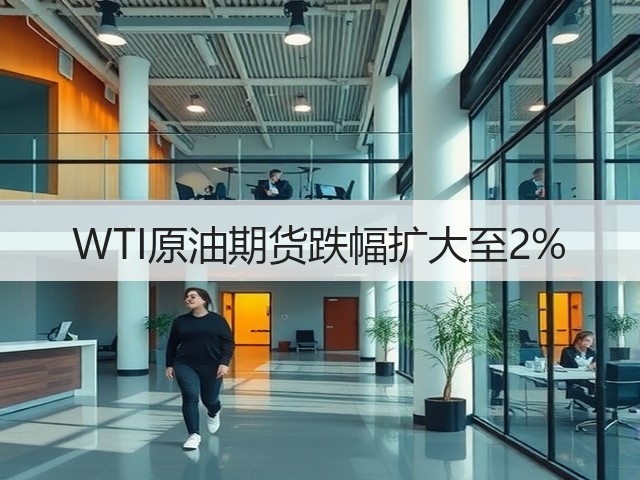 WTI原油期货跌幅扩大至2%(图1)