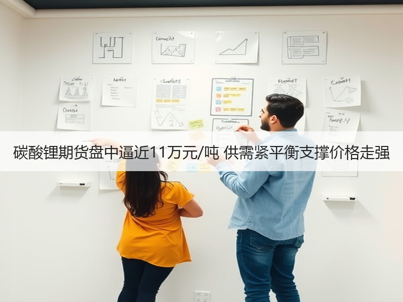 碳酸锂期货盘中逼近11万元/吨 供需紧平衡支撑价格走强