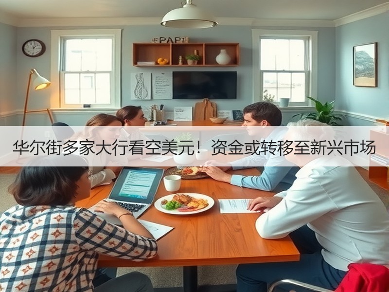 华尔街多家大行看空美元！资金或转移至新兴市场